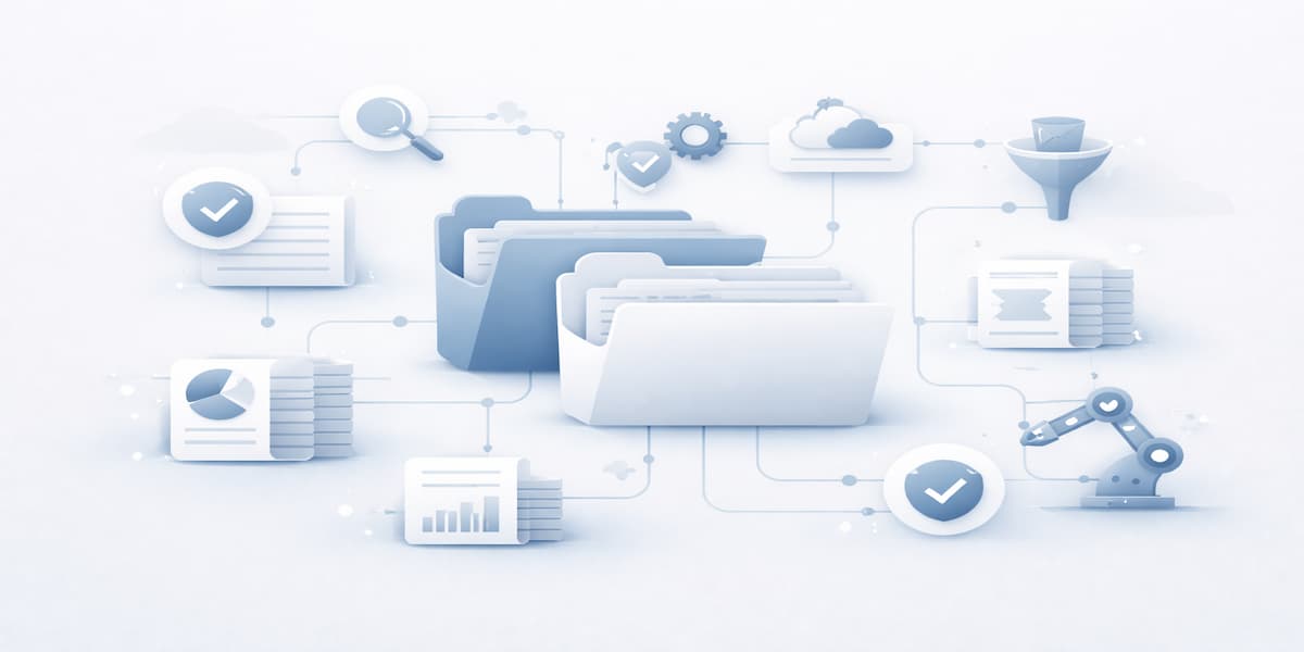 Secure SharePoint Online document management and automated workflow visual